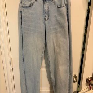 Amazon Women's Light Blue Straight Leg Jeans